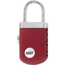 Calperia Değiştirilebilir Şifreli Asma Kilit, Bordo Renkli Kaplama