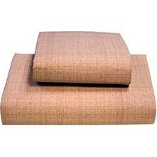 AT7511 Çift Kişilik Çarşaf Seti, Sütlü Kahve