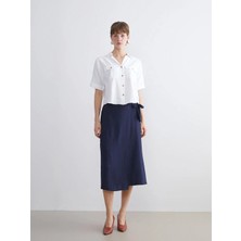 Lc Waikiki Vizyon Yeni Sezon Beli Bağlamalı Saten Etek