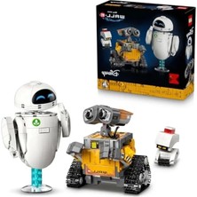 Calperia Yetişkinler Için LEGO Animasyon Film Karakterleri Seti - Wall-E ve Eve Model Yapım Seti (811 Parça