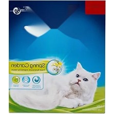 Calperia Taze Çiçek Kokulu Kedi Kumu, 10 Lt, Güçlü ve Hızlı Topaklama