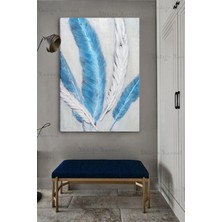 Şehzat Blue In Fur Kanvas Tablo