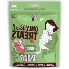 Calperia Düşük Sodyumlu, Yüksek Proteinli Freeze-Dried Çiğ Hindi Göğüs Kedi Ödül Maması 40G
