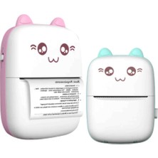 Sevimli Mini Taşınabilir Yazıcı Printer Veralya Tech