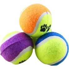 Calperia Dayanıklı Tenis Topu - Köpek Eğitim Oyuncağı (4 Adet)