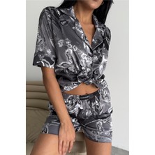 Coccolarsi Colori Del Mondo Saten Kısa Pijama Takımı CDM2134