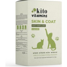 Kito Skin & Coat Kediler Için Tüy Sağlığını Destekleyici Multivitamin