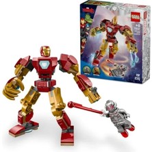 Calperia Süper Kahraman Temalı Robot Yapım Seti - Iron Man ile Ultron'a Karşı