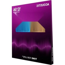 Calperia Bronz Akustik Gitar Teli 80/20, Polyweb Kaplama, Light/medium (.012-.056)