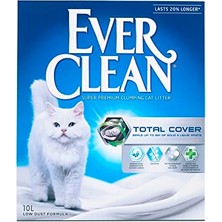Ever Clean Total Cover Ekstra Güçlü Topaklanan Kedi Kumu, Hijyen Plus Formül, 10 L