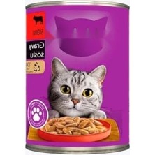 Calperia Biftekli Konserve Kedi Maması, 400 G