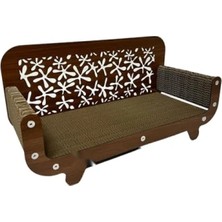 Calperia Doğal Karton Kedi Tırmalama Tahtası - Kedi Otu ile