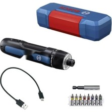 Calperia Akülü Vidalama Makinesi, USB Kablosu ve 8 Parça Uç Seti ile Birlikte