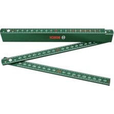 Calperia Yüksek Kaliteli Katlanır Metre 2m, Fiberglas Naylon