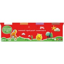 Calperia Klasik Renklerde Oyun Hamuru Seti, 4X100 Gram