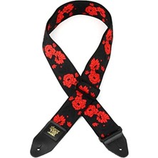 Calperia Dayanıklı Gül Jakarlı Gitar Askısı