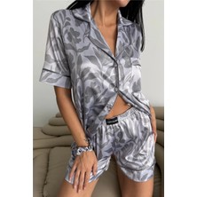 Coccolarsi Colori Del Mondo Saten Kısa Pijama Takımı CDM2141