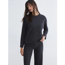 LC Waikiki Lcw Vision Bisiklet Yaka Kadın Sweatshirt