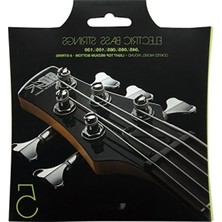 Calperia 5 Telli Bas Gitar Telleri - Hafif Üst Orta Alt, Gümüş Kaplama