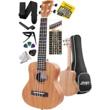 Calperia Maun Soprano Ukulele Seti - Metod, Askı ve Pena Dahil