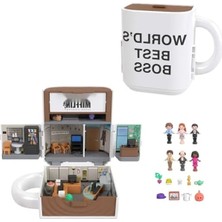 Calperia Mini Oyun Seti - 6 Karakter Figürü ve 9 Aksesuar