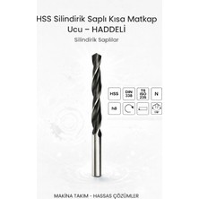 Hss Dın 338 Silindirik Kısa Saplı Matkap Ucu Haddeli Mtk 4.2 / Cıvata Deposu