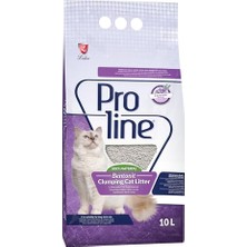 Doğal Topaklanan Ince Taneli Lavanta Kokulu Kedi Kumu 10 Lt