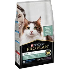 Pro Plan Liveclear 7+ Hindili Kısırlaştırılmış Kedi Maması 1.4 kg