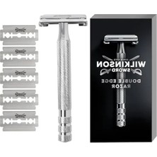 Calperia Klasik Metal Tıraş Makinesi - 5 Çift Bıçak Dahil