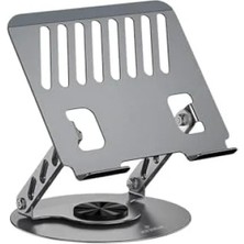 Calperia Ergonomik Dizüstü Bilgisayar Standı, 360 Derece Dönebilen ve Ayarlanabilir