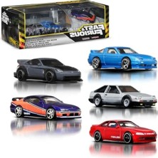 Calperia Hızlı ve Öfkeli Temalı Metal Araç Seti - 5'li Koleksiyon Paketi