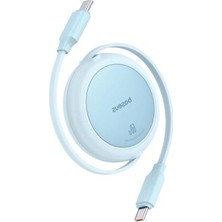 Calperia Type-C 60W Kablo, Makaralı Tasarım, 1m