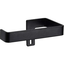 Calperia Siyah Tuvalet Kağıdı Tutucusu