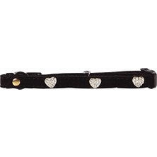 Kalp Taşlı Parlak Kedi Boyun Tasması 30 cm          [enerji Sınıfı A]