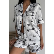 Coccolarsi Colori Del Mondo Saten Kısa Pijama Takımı CDM2139