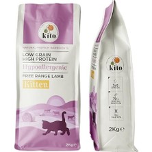 Kito Doğal Besi Kuzu Etli Yavru Kedi Maması 2 kg