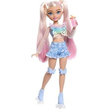 Calperia Eklemleri Bükülebilen Patenci Bebek ve Aksesuar Seti - 9 Parça