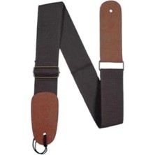 Calperia Kahverengi Gitar Omuz Askısı 5 mm Genişlik Ayarlanabilir