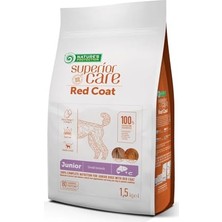 Nature's Protection Superior Care Kızıl/kahverengi Tüylü Köpekler Için Tahılsız Somonlu Küçük Irk Yavru Köpek Maması 1,5 kg