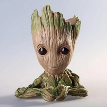 Calperia Baby Groot Figür Kalpli Saksı Kalemlik - 14 cm