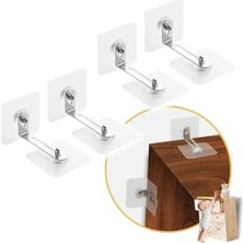 Calperia 4 Adet Kendinden Yapışkanlı Eşya Sabitleyici Aparat