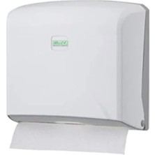 Calperia Z Katlı Kağıt Havlu Dispenseri - Beyaz, 22 cm