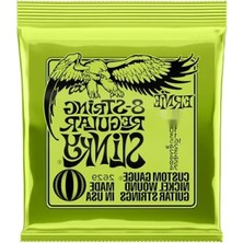 Calperia 8 Telli Nikel Yara Elektro Gitar Teli Seti, Ölçü 10-74