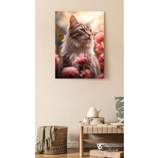 Şehzat Kedi Dekor Kanvas Duvar Tablo