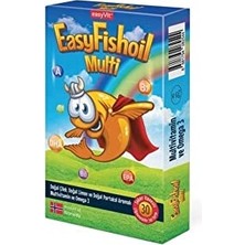 Easyfishoil Multi + Omega 3 30 Çiğnenebilir Jel Form