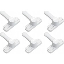 Calperia 6 Adet Kapı ve Pencere Emniyet Kilidi – Çocuk Güvenliği Için Pratik Set