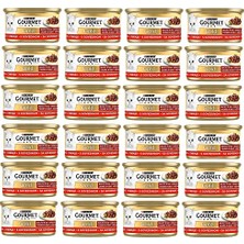 Gold Parça Etli Sığır Etli Yaş Kedi Maması (24 x 85 Gr)