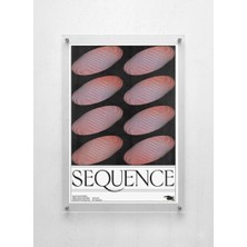 Lamazif Pleksi Cam Duvar Tablosu – “sequence” Soyut Geometrik Modern Sanat Poster | Akrilik Tablo