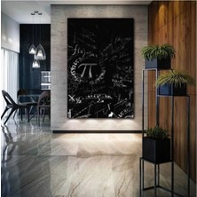 Şehzat Pi Sayısı Matematik Formüller Kanvas Tablo AR030156