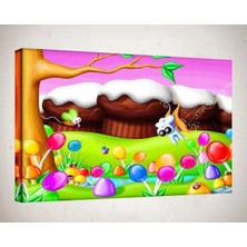 Şehzat Dekoratif Kanvas Tablo - Çocuk Odası Dekorasyonu - CK104